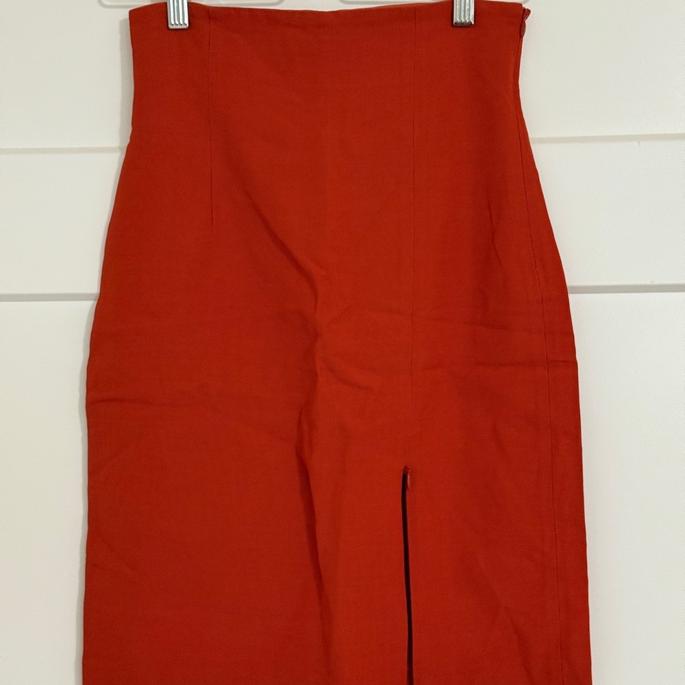 3.1 Phillip Lim Bold Red Pencil Skirt